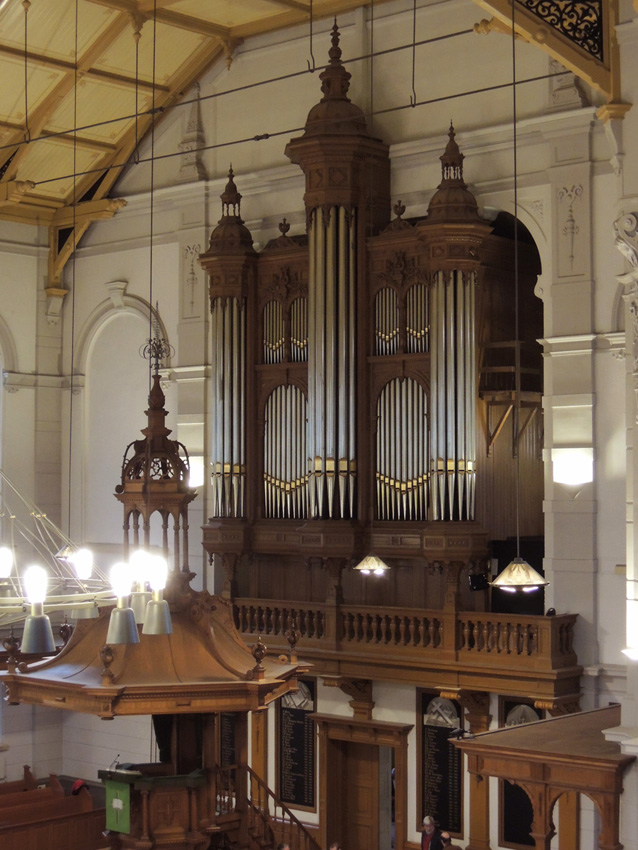 Het J.F. Witte-orgel van de Grote Kerk.